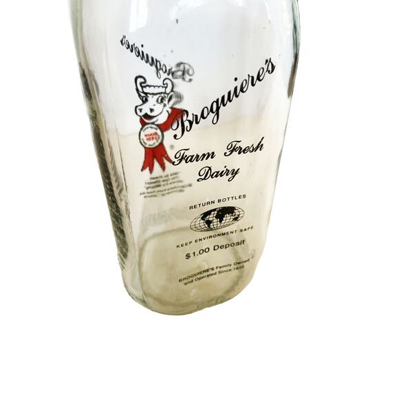 Broguiere’s Montebello California Milk Bottle 1 Quart Operation Desert Storm - Picture 6 of 6